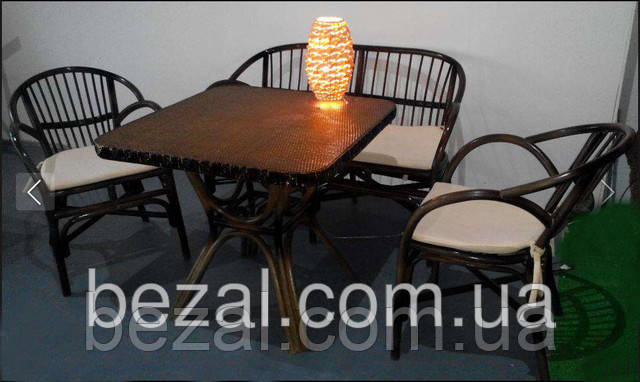Садові меблі плетені з ротанга Флорида, фото 1