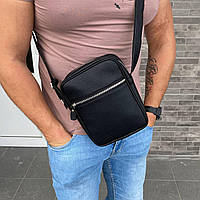 Сумка барсетка мужская через плечо экокожа стильная небольшая универсальная повседневная сумка