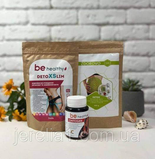 Набір «DETOXSLIM+DETOX з хітозаном» для схуднення, фото 1
