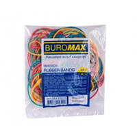 Резинка для банкнот BUROMAX 5501 50г ассорти (1/400)