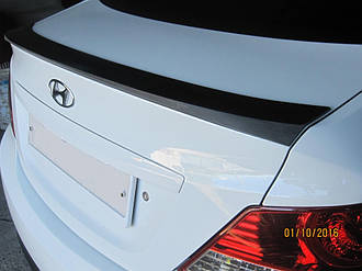 Спойлер багажника (Сабля,ліп спойлер, качиний хвостик) Hyundai Accent/Solaris 2010-2016 р.в. Акцент