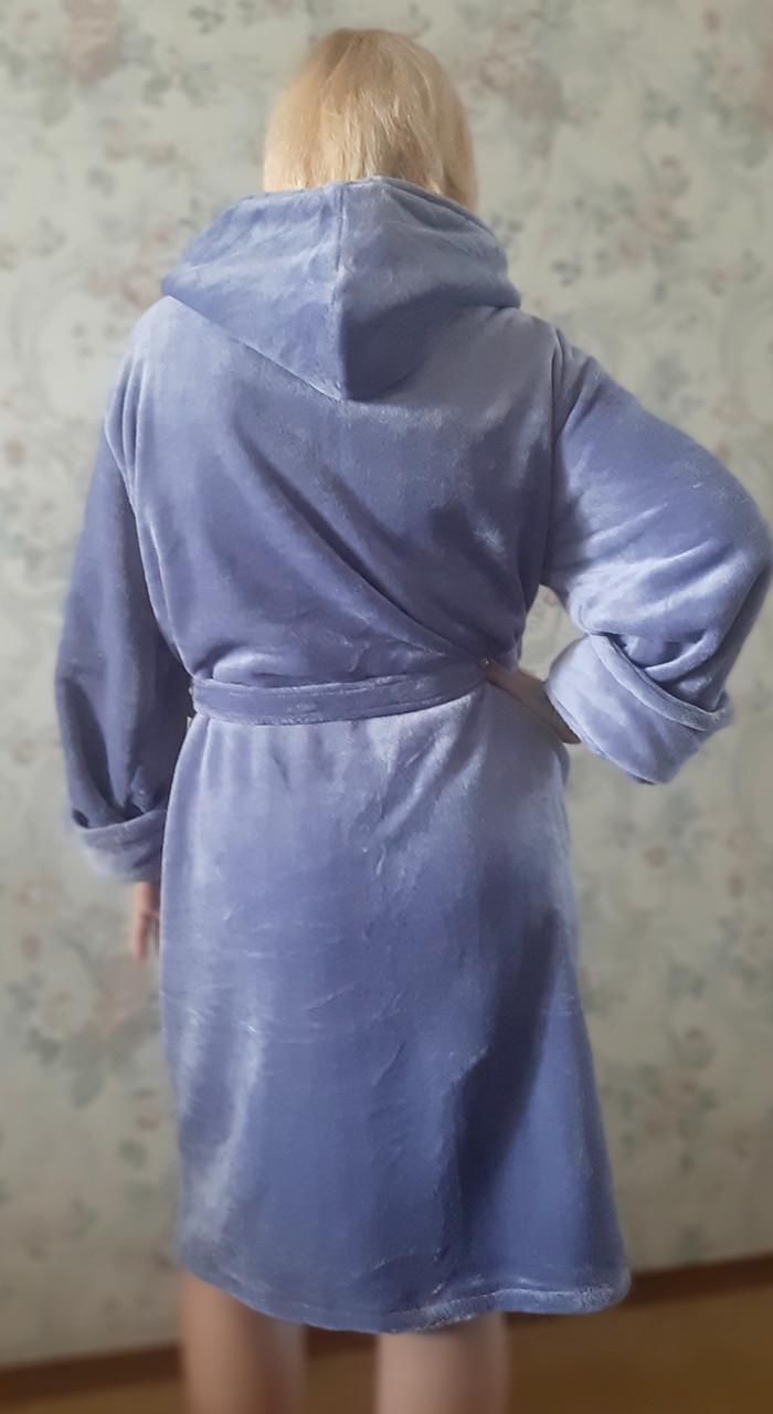 Красивый Махровый халат женский на запах 42-44 р, доставка по Украине Укрпочта,НП - фото 2 - id-p396286711