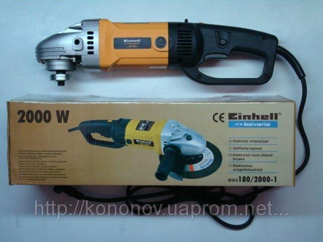 Болгарка ЕINHELL BWS 180/2000-2 (2000 Вт; Регулювання обертів) Germany