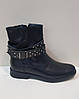 STTOPA деми зима. Розміри 36-44. Напівчоботи великих розмірів шкіряні. 285-3644-3 Чорні, фото 2