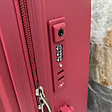 Дорожній чемодан удоростійкий ВЕЛИКИЙ L 96л Дорожня сумка 8 колес (4х2) WINGS DQ-181-04 Валіза з ПОЛІПРОПІЛЕНУ, фото 5