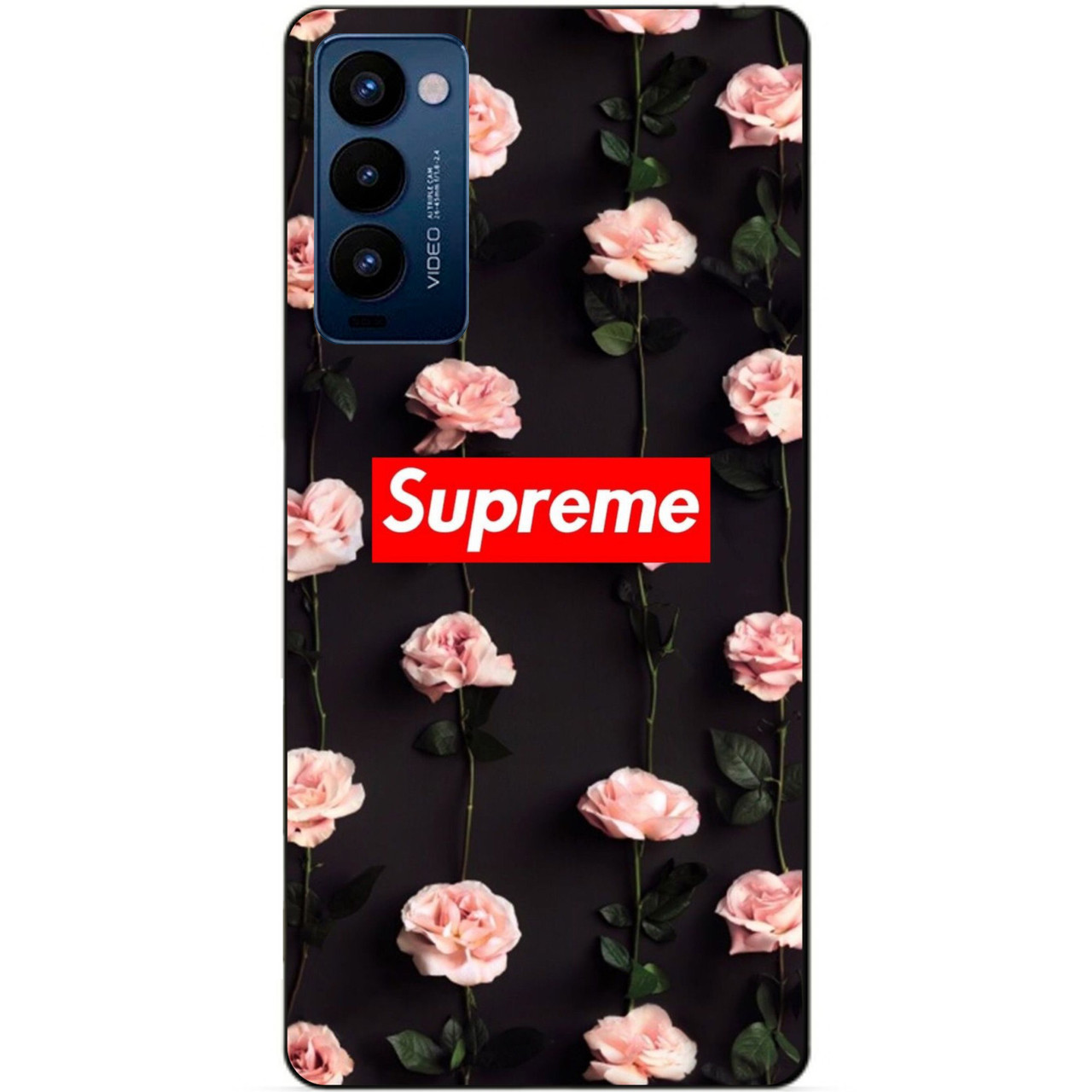 Силиконовий бампер чехол для Tecno Camon 18p з картинкою Суприм