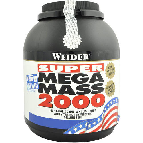 Купить Гейнер Weider Mega Mass 2000, 3 кг Шоколад, цена 1270 ₴ — Prom ...
