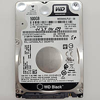 Жорсткий диск для ноутбука Western Digital 500GB Black 2.5" 32MB 7200rpm 6Gb/s (WD5000LPLX-08) SATAIII Б/У