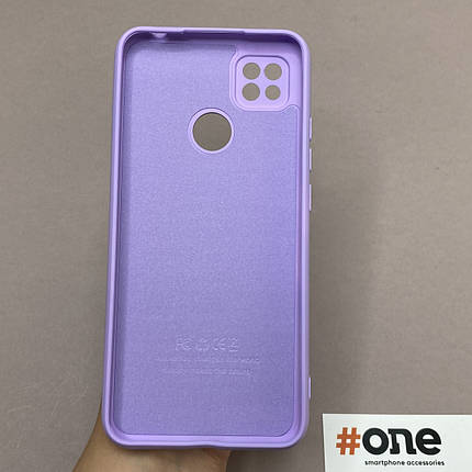 Чохол для Xiaomi Redmi 9C щільний з мікрофіброю чохол на телефон сяомі редмі 9с бузковий SSD, фото 3