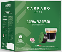 Кава в капсулах Дольче Густо - Carraro CREMA ESPRESSO Dolce Gusto (16 капсул = 16 порцій)