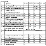 Плата захисту BMS 13S 15A 48V +термореле Li-ion 18650 54.6v зарядка (Контролер заряду/розряда), фото 4