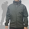 Водозахисна Куртка (тільки M і 2XL) тактична софтшел на флісі Олива демисезон, фото 3