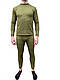 Термобілизна ЗСУ військова зимова чоловіча флісова термобілизна тактична олива 52р XL, фото 3