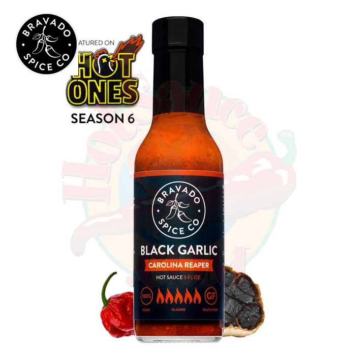 Гострий соус Bravado Spice Co. Black Garlik Carolina Reaper Hot Sauce, фото 1