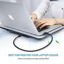 Кабель Ugreen USB 3.0 type A to USB 3.0 type A (Чорний, 0.5м), фото 3
