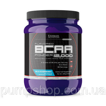 БЦАА Ultimate Nutrition BCAA Powder 12000 228 г (зі смаком) 30 порц., фото 1