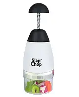 Ручний подрібник для продуктів Slap Chop W-подібний ніж, пластик/метал, подрібнений Slap Chop