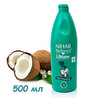 Кокосова олія для волосся Nihar об'єм 500мл, відновлення/вкріплення, олії для тіла, натуральна косметика