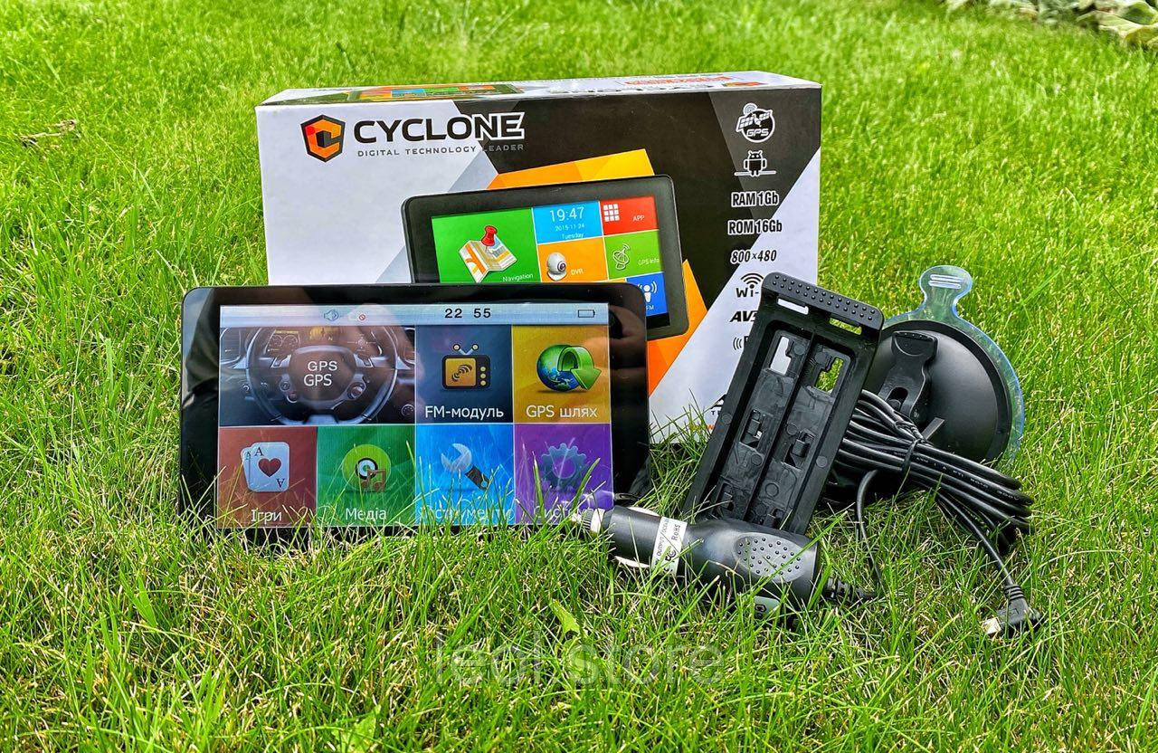 GPS навігатор CYCLONE ND 710 з IGO PRIMO