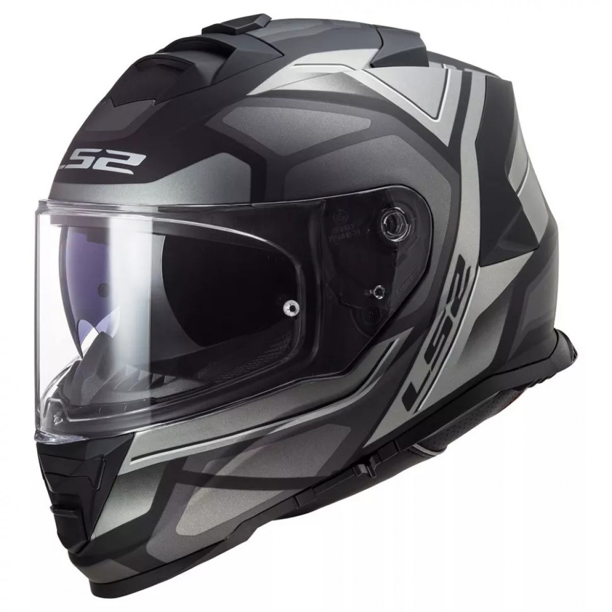 Мотошолом LS2 FF800 Storm Faster 2 Matt Titanium XS