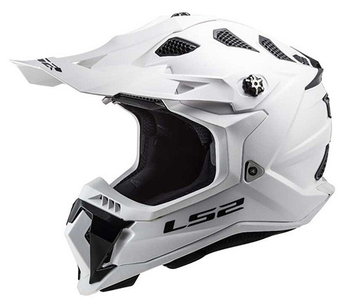 Мотошолом LS2 MX700 Subverter EVO Solid White S
