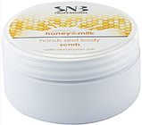 СКРАБ ДЛЯ РУК І ТІЛА З ГІМАЛАЙСЬКОЇ СІЛЛЮ "МЕД І МОЛОКО" SNB, 300 МЛ, фото 2