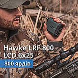 Лазерний далекомір Hawke LRF 800 LCD 6x25 (точність вимірювання до 800 м), фото 3