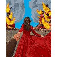 Картина за номерами воно палає 40*50 см ArtCraft 10346-AC pbn-p