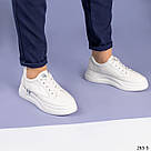 Жіночі кеди світло-бежевого кольору, фото 5