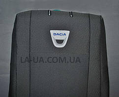 Чохли салону Dacia Logan MCV 5 місць 2004-2013 р ділена спинка (авточохли Дача Логан МЦВ універсал)