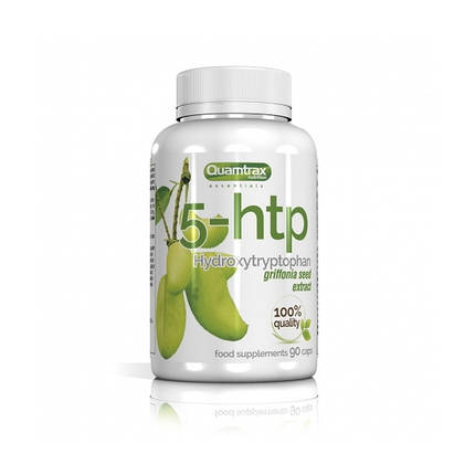 5-гідроксі L-триптофан (для підвищення серотоніну) Quamtrax 5-HTP 100 капс., фото 1
