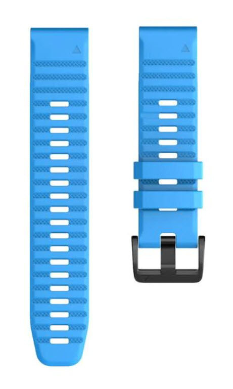 Ремінець для Garmin Forerunner 935/ 945/ Fenix 5, 5 Plus /6/7 система QuickFit (колір - блакитний)