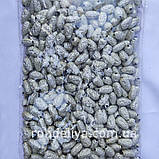 Намистина з глітером "Капля" срібло, фото 2