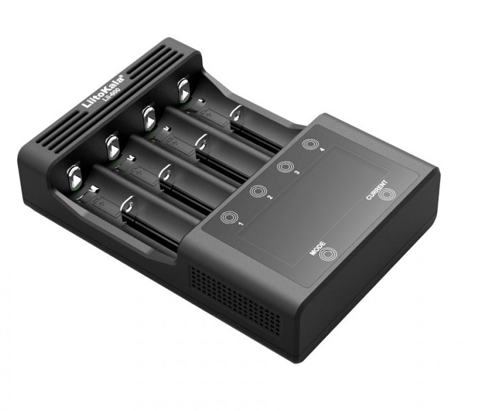 Інтелектуальний зарядний пристрій 3А 18650 AA AAA LiitoKala Lii-600