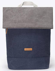 Коттоновий міський рюкзак 20L Ucon Karlo Backpack синій із сірим