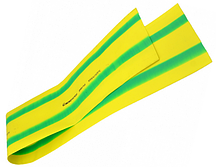 Термоусадкова трубка Ø 80.0/40.0 мм жовто-зелена 1 метр