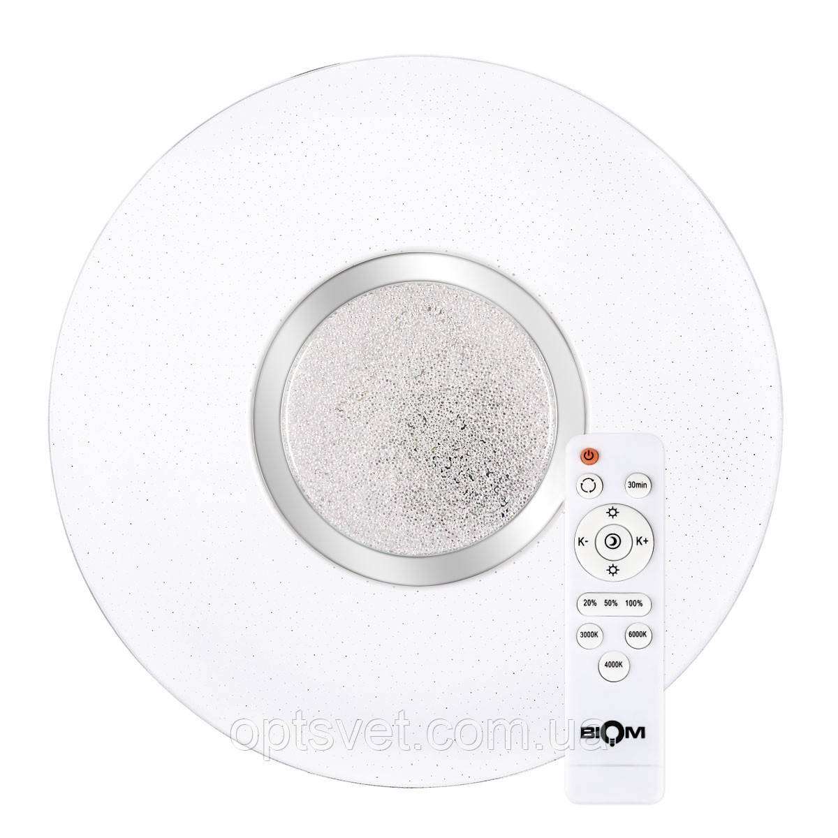 Світильник світлодіодний Biom SMART SML-R07-50 3000-6000K 50Вт з д/у