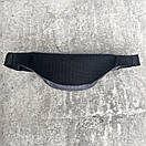 Повсякденна чоловіча сумка-бананка сірого кольору, фото 7