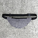 Чоловіча бананка (сумка на пояс) від Intruder сіра, фото 2