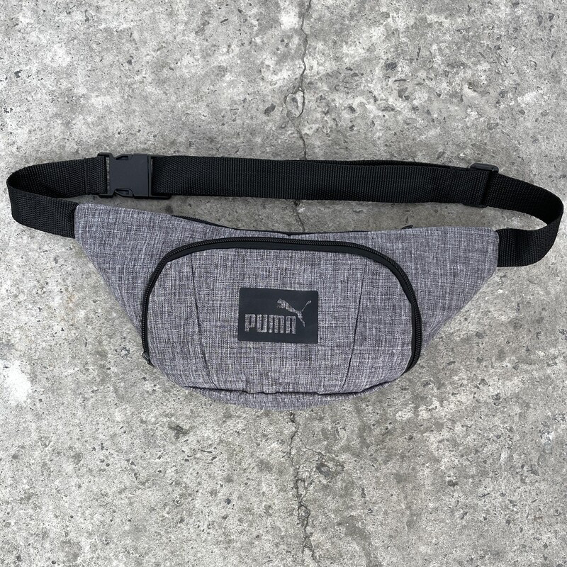 Чоловіча бананка (сумка на пояс) від Intruder сіра, фото 1