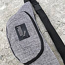 Чоловіча бананка (сумка на пояс) від Intruder сіра, фото 4