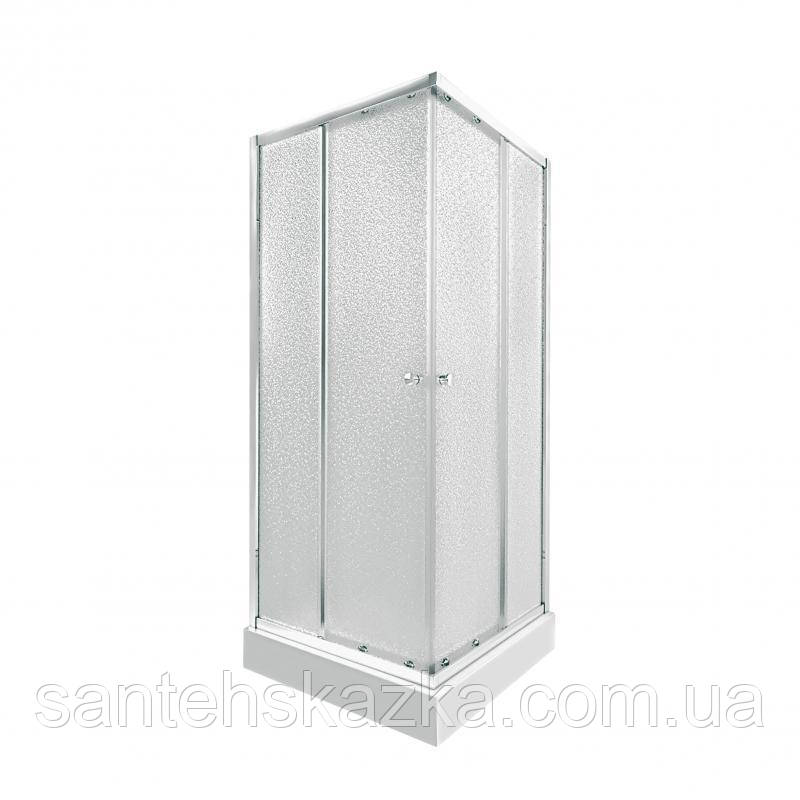 Набір Qtap душові кабіни Presto CRM1099SP5 Pear 1970x900 мм + піддон Tern 309912C 90x90x12 см з сифоном, фото 1