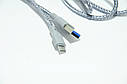 Кабель USB плетений круглий A934 Micro Usb Gray, фото 3