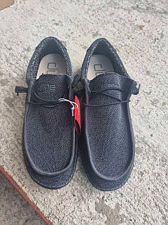 Чоловічі мокасини Hey Dude Wally Sox Micro Total Black Оригінал