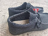 Чоловічі мокасини Hey Dude Wally Sox Micro Total Black Оригінал, фото 4