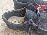 Чоловічі мокасини Hey Dude Wally Sox Micro Total Black Оригінал, фото 5
