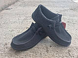 Чоловічі мокасини Hey Dude Wally Sox Micro Total Black Оригінал, фото 6