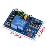 XH-M604 Універсальний контролер заряду акумуляторних батарей з індикатором 6 - 60В, фото 6