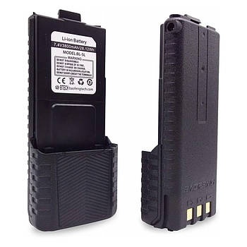 Акумулятор для Baofeng UV-5R на 3800 mAh (BL-5L) / Батарея для радіостанції / Акумулятор для рації