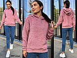 Худі кенгуру хутро норма 4009 мода, фото 3